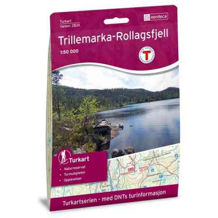 Trillemarka-Rollagsfjell 1:50 000