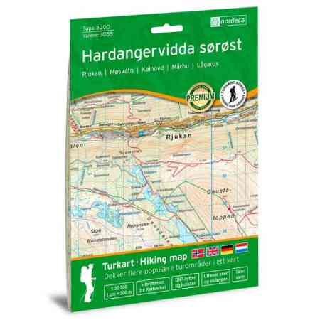 Hardangervidda Sørøst 1:50 000