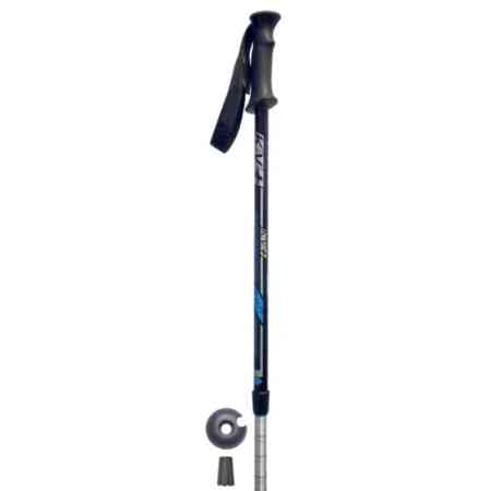 KV+ Vandrestav Zermatt, 3 Delt Black/Blue