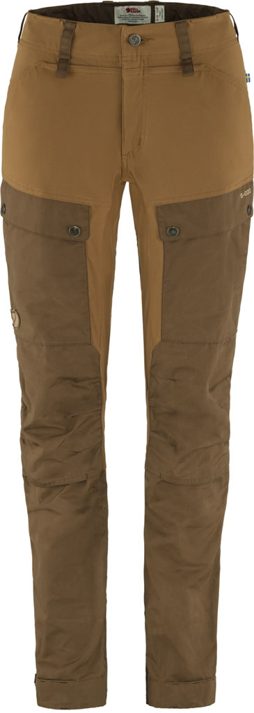 Pantalon Courte Femme Fjällräven Keb Curved W Short - Taille UK 18 / EU 46 - Bleu Marine - Neuf Avec étiquette