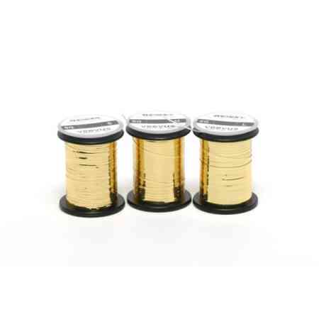 Hareline Veevus Silver/Gold Mylar Tinsel