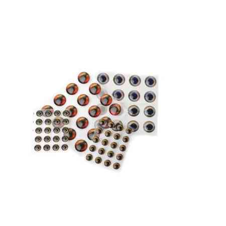 Hareline Fish Skull Living Eyes 3mm