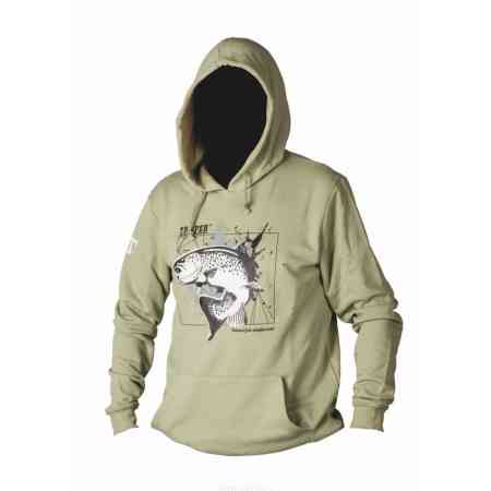 TRAPER Trout Olive Green Genser