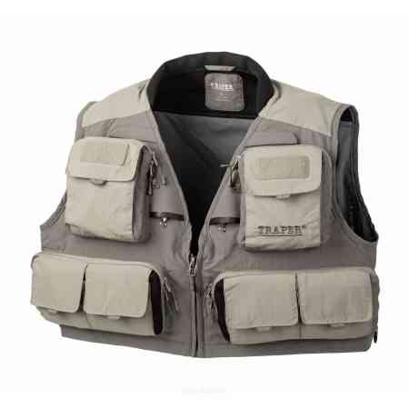 TRAPER Dakota Fluevest Olive/Grey