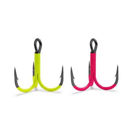 VMC 4551 Treble UV Ass Orange/Pink/Green 1X